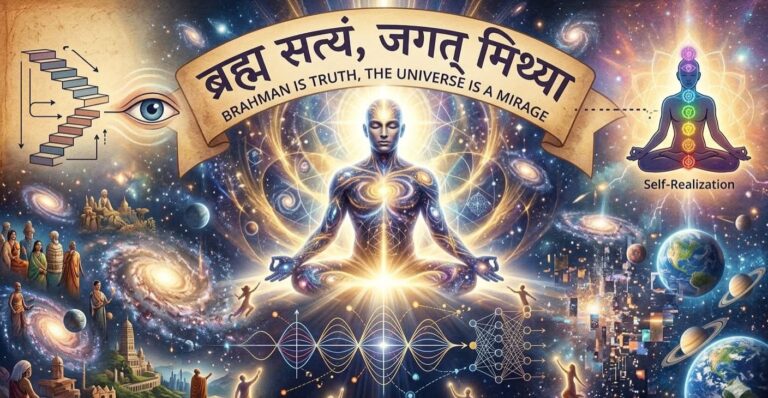 ब्रह्म सत्यं, जगत् मिथ्या” : विज्ञान, दर्शन और आत्मानुभूति का समन्वित रहस्य———-