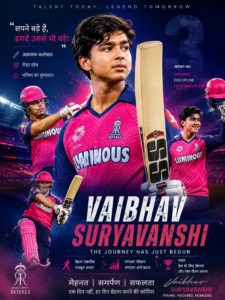 Vaibhav suryavansi: सचिन के रिकॉर्ड को तोड़ने को तैयार