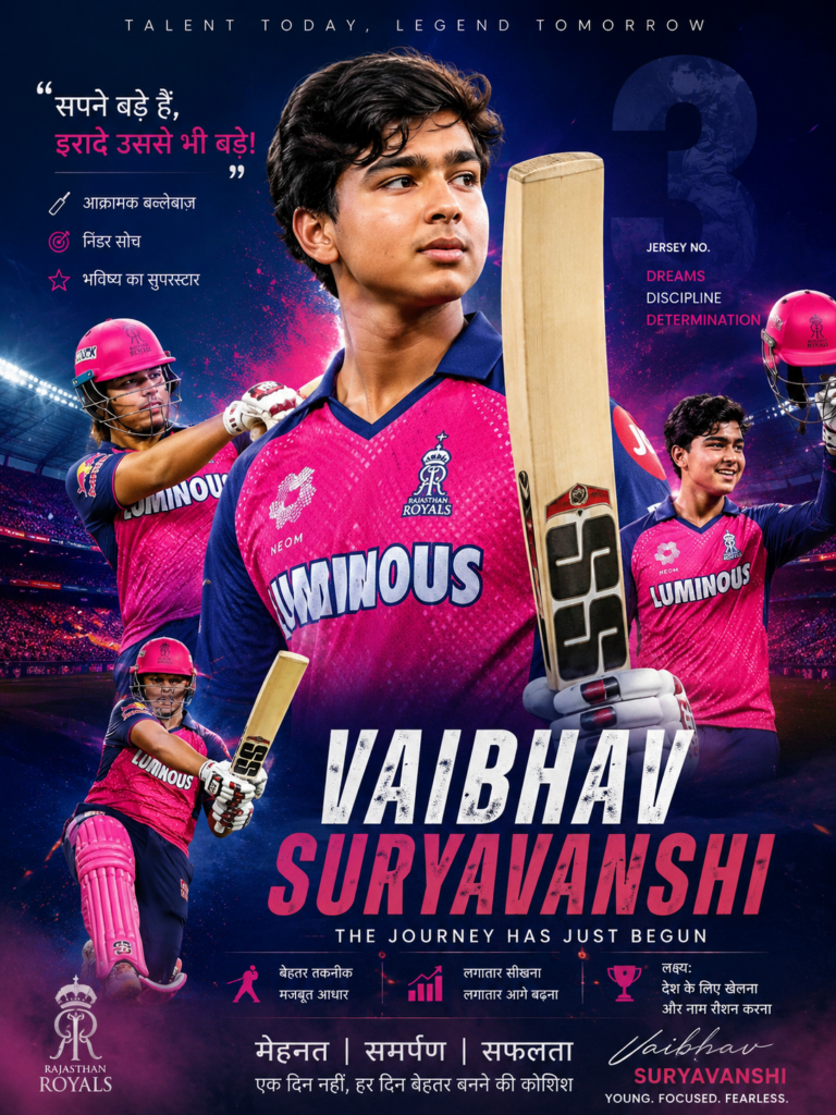 Vaibhav suryavansi: सचिन के रिकॉर्ड को तोड़ने को तैयार