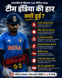 India-Ireland T-20 Series: भारत की हार के सॉलिड कारण
