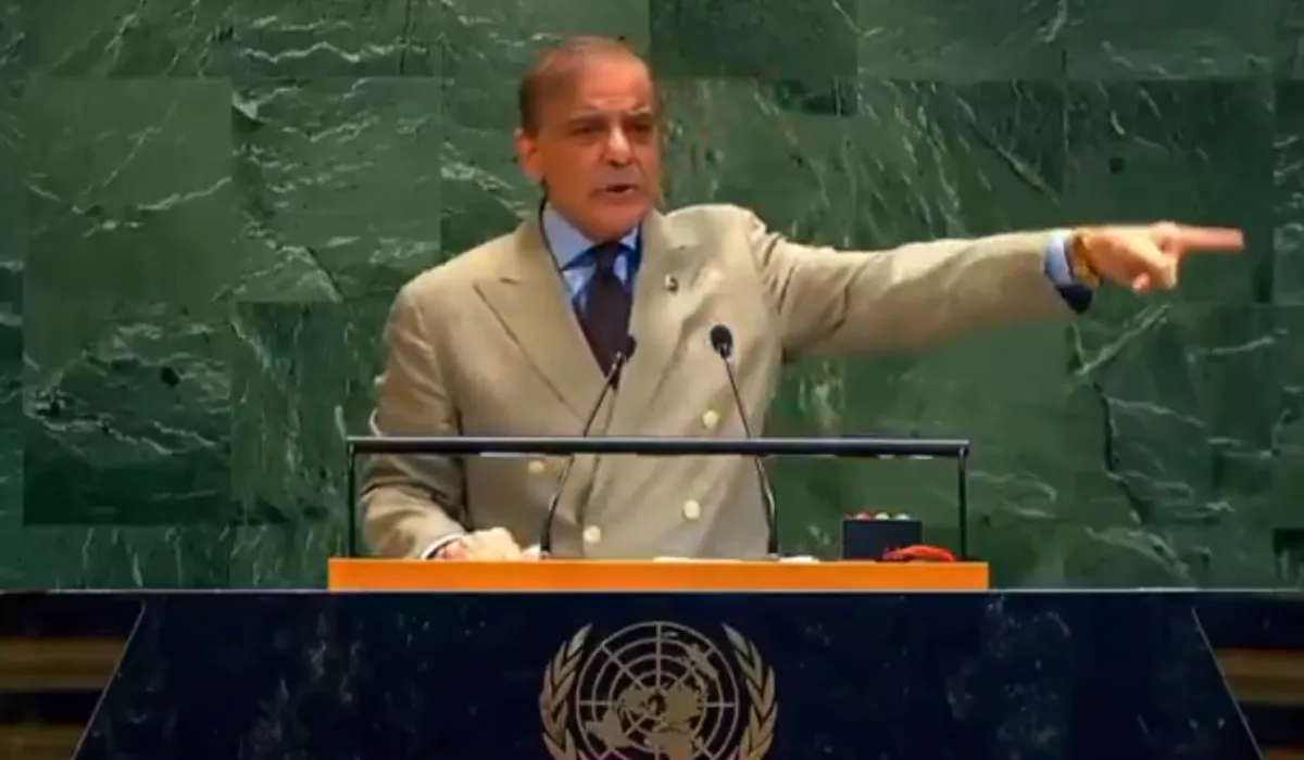 shehbaz sharif in UN