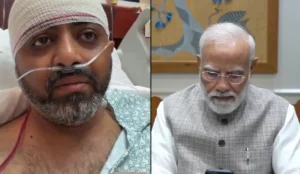 PM Modi Talk with Captain Machchhar पीएम मोदी से बात करते हुए भावुक हुए कैप्टन, कहा- संकट में हनुमान जी ने बचाया