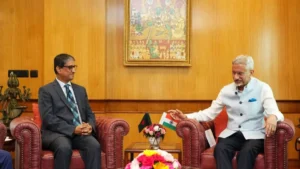 S Jaishankar Riaz Hamidullah Meeting: विदेश मंत्री एस जयशंकर ने बांग्लादेश के हाई कमिश्नर रियाज हमीदुल्लाह के कार्यकाल की सराहना की