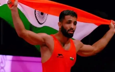 Wrestler Sujit Kalkal won gold