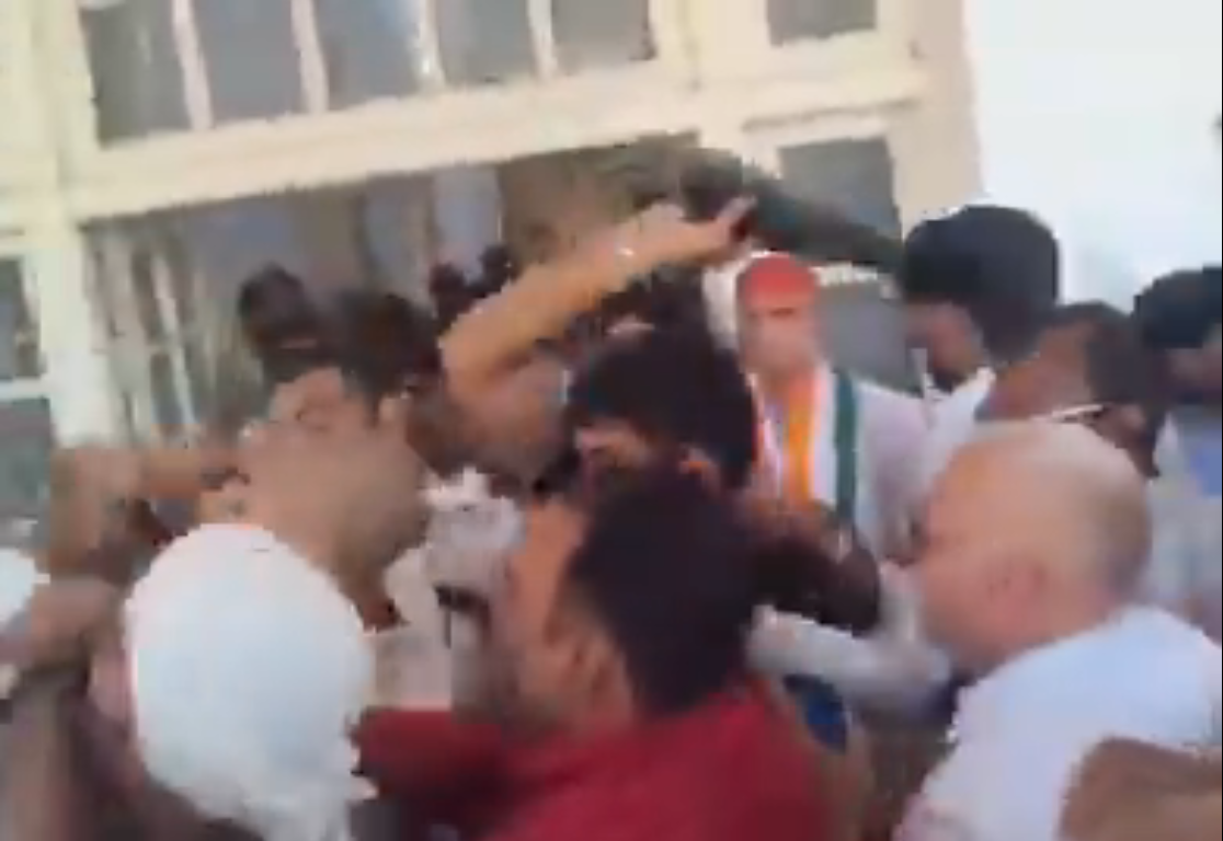 UP Congress clash